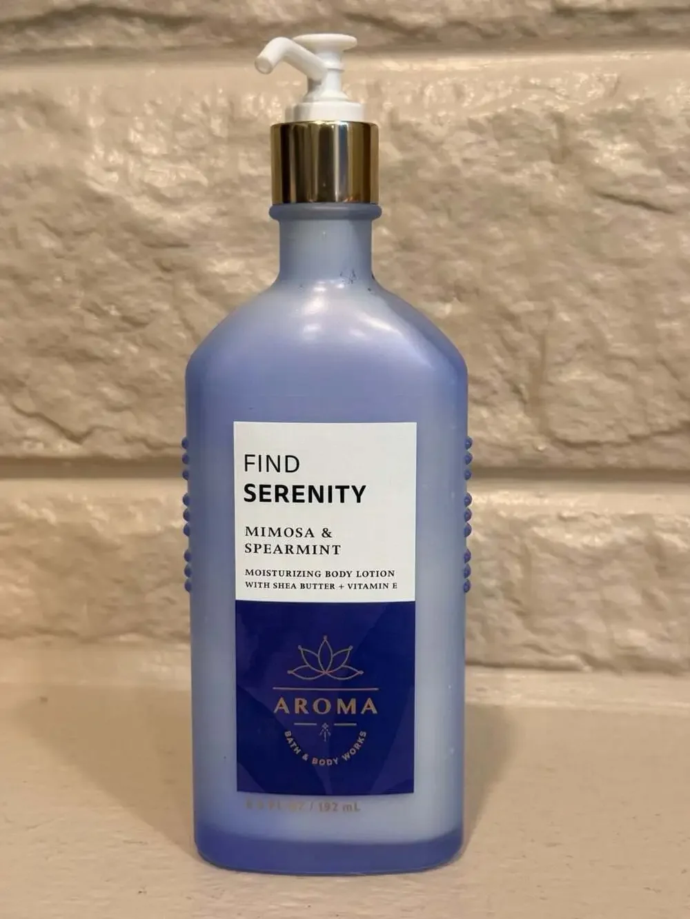 Bath & Body Works Aroma Find Serenity Mimosa & Spearmint Lotion READ